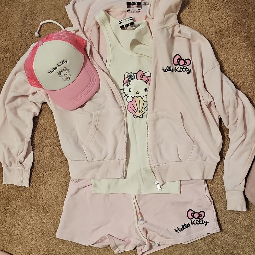 Hello Kitty Light Pink Summer Set with Cap